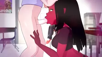 Прекрасная подборка аниме про грудастую брюнетку которая соблазнила всех парней в колледже