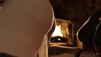 Горячая сексуальная леди Димитреску знатно отодрана в промежность и оплодотворена